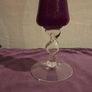 Large Cranberry Glass Vase Image 2