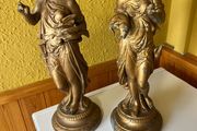 2 French 19th century. Neoclassical Figurines. Made of spelter