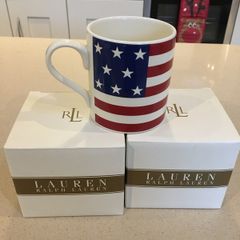Ralph Lauren 3 x Hamton's Flag Cup sold as a lot