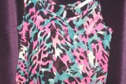 Animal print cropped top