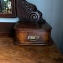 Antique vanity dresser with mirror Image 4