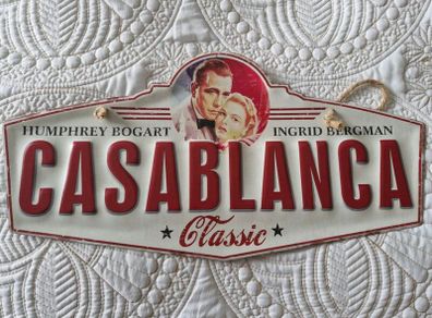 Casablanca Tin Poster