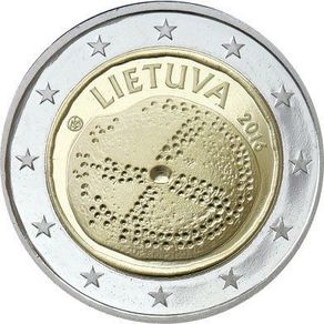 Lithuania 2 Euro Commemorative Coin 2016 -  Baltic Culture. UNCIRCULATED.