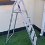 Abru Aluminium Folding 5 Step Ladder Image 2
