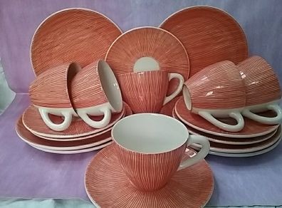 Eighteen Piece Breakfast Cup Teaset