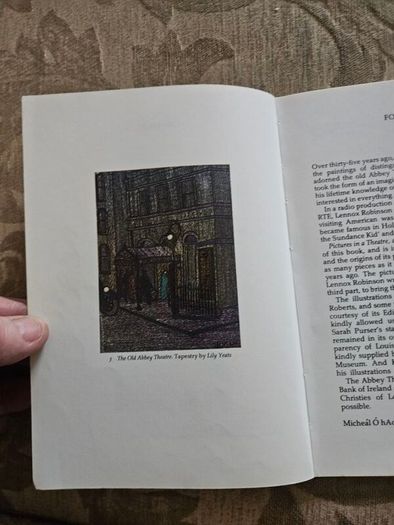 Pictures At The Abbey. The Collection Of The Irish National Theatre. By Lennox Robinson & Michael O' Haodha. First Edition Paperback In Good Condition.  See Photos For Same.