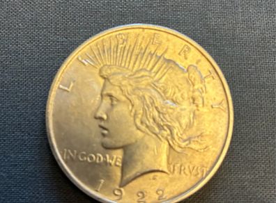 1922 US Silver Dollar