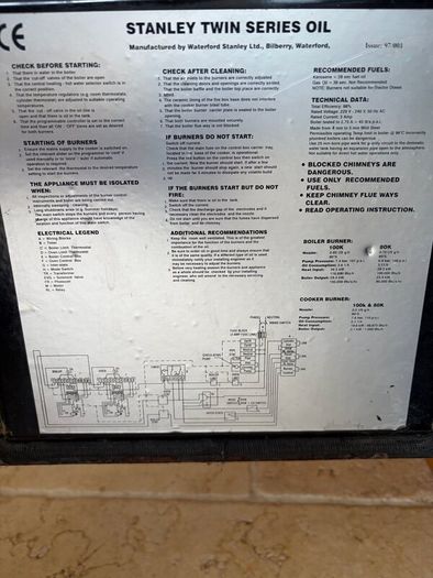 Stanley Oil Cooker