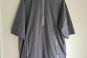Ping Sensordry Short Sleeve Golf Top Waterproof Windproof Half Zip Jacket Size Medium Grey