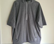 Ping Sensordry Short Sleeve Golf Top Waterproof Windproof Half Zip Jacket Size Medium Grey