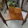 Antique French cherrywood two tier table Image 6