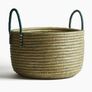 Beautiful large Green storage basket Image 2