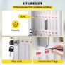 36 Slots Cell Phone Storage Cabinet Aluminum Alloy Wall Mounted & Key Lock Image 4