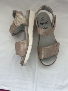 gold  strap sandals