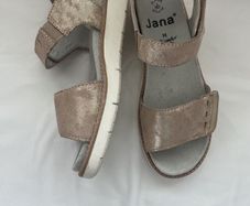 gold  strap sandals