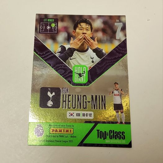 SON HEUNG-MIN - Tottenham Holo Giant card - Panini Top Class 2025