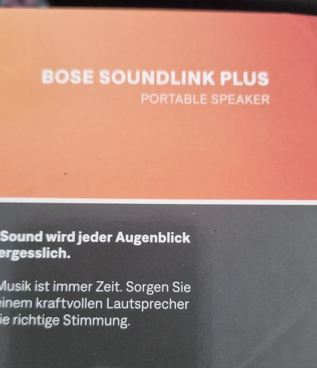 Bose Soundlink Plus