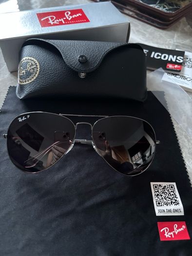 Ray Ban RB3689 Sunglasses Gunmetal Polarised 62mm
