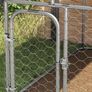 Outdoor Dog Kennel with Roof 100x100x150 cm Image 2