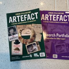 Artefact - Junior Cycle History Book . Research Portfolio & Sources and Skills book