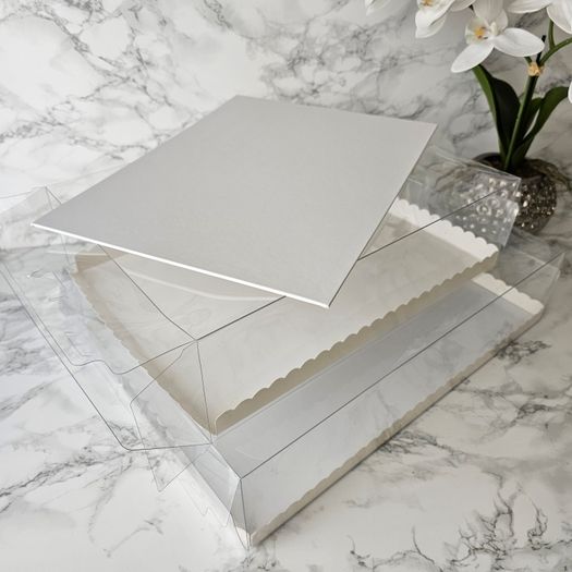 rectangle cake box trasparent
