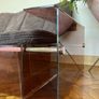 Mid century pink Perspex 2 seater love seat Image 7