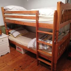 Timber bunk beds