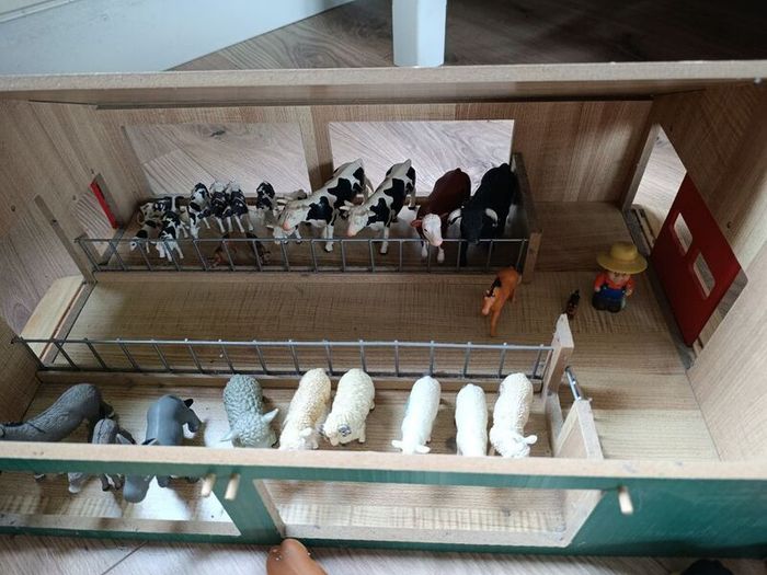 Huge selection of vintage animal toy farm