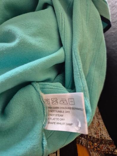 Bassini Turquoise Jumper , UK 16 (Large)