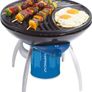 Party Grill, Camping Stove and Grill, All-in-One Portable Camping BBQ, with Griddle, Grid and Pan Support Image 2