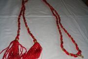 Red &amp; Gold Cord with Tassles for Sale