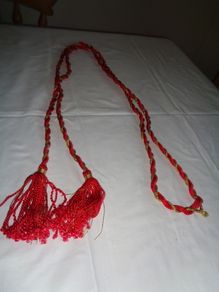 Red & Gold Cord with Tassles for Sale