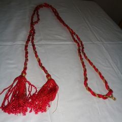 Red & Gold Cord with Tassles for Sale