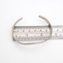 Vintage Modernist 925 Sterling Silver Bangle Image 8