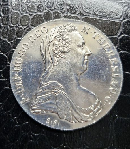 Austria 1780 Austrian Empire  1 Thaler - Maria Theresia Posthumous Silver coin