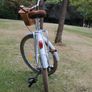 White Vintage Ladies Bike Kenzel Malena 3 Speed Internal Gears Wicker Basket Image 4