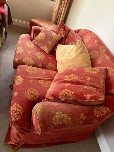 Sofa Set and Foot Rest