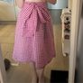 Zara midi skirt with oversized bow Image 3