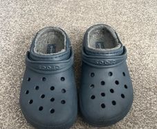 Navy crocs