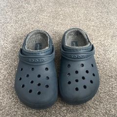 Navy crocs