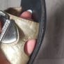 Genuine leather sandals with rhinestones size 35 Image 4