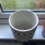 Black & White Decorative Ceramic Plant Pot Image 2