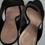 CHARLES & KEITH black suede wide strap high heels Sz 39 ( Fit 6-6.5 UK) - Rrp 153 (New) Image 9