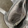 Handbag  . Silver , Velvet inset . Image 2