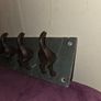 Cast Iron and Slate Dog Tail Coat Rack Image 3