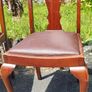 6 Hardwood Vintage Dining Chairs Image 2