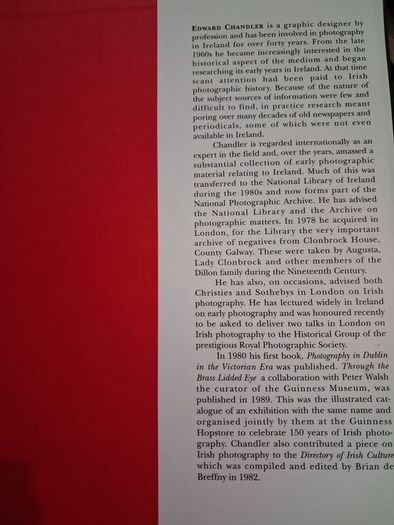 PHOTOGRAPHY IN IRELAND / The Nineteenth Century / Edward Chandler / 1st ed. 2001