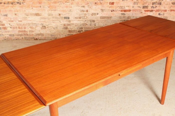 Large Mid-century Danish dining table