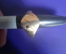 9k gold signet ring