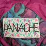 vintage Panache 80s purple floral coat large Image 5